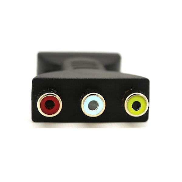 HDMI-kompatibel hane till 3 RCA hona komposit AV-omvandlare AV-signaladapter [DB]