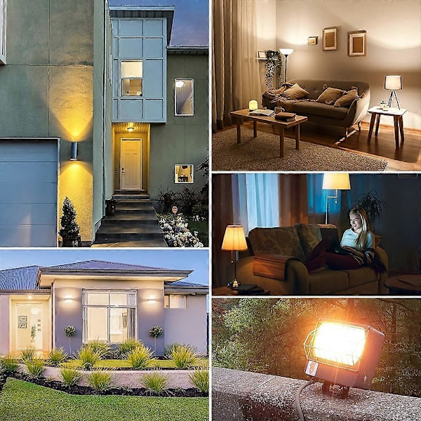 100W 118mm R7s Himmennettävä Halogeenikynälamppu Lämmin Valkoinen 2800K r7s Lineaarinen 1500lm Kohdevalo AC220-240V (5 kpl) [db]
