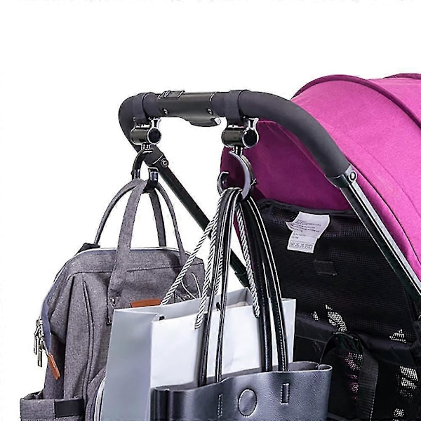 Barnevognskroker - Baby Universal Kroker 2 Stykker - Flerbruks Ny | Lommeholder | Fest Gave db