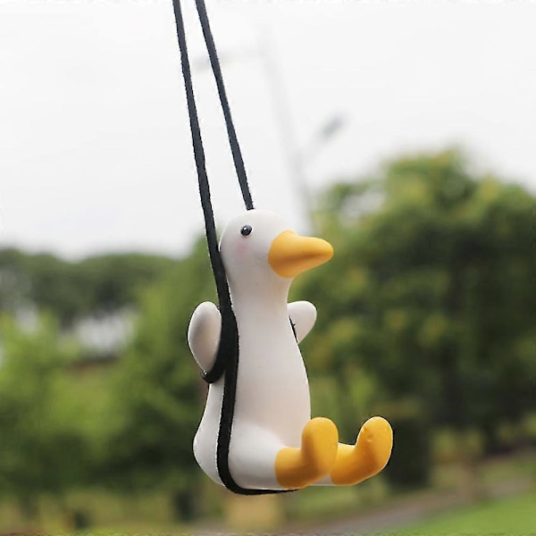 Liten Ande Svingbil Henger Dekorasjon {Db} Duck A