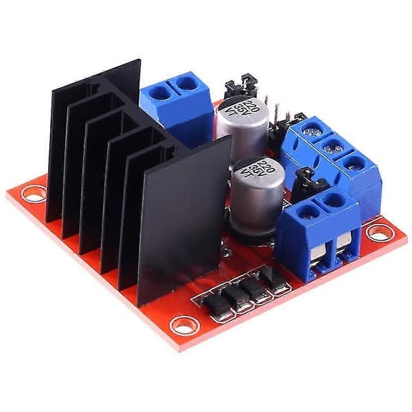 4-delt L298n Dual Bridge DC Stepper Motor Drive Controller Board Modul Til Arduino [db]