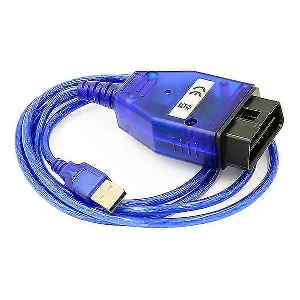 For K+Can Ft232Rl Chip Med Kontakt Til Scanner til K Dcan Usb Kabel Obd Obd2 Diagnostisk Interface [DB] blue