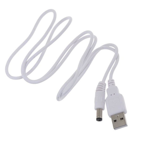 USB 2.0 A-tyypin urosliitin 5,5 x 2,5 mm DC 5V virtapistokkeeseen USB DC5V latauskaapeli [DB] 2m