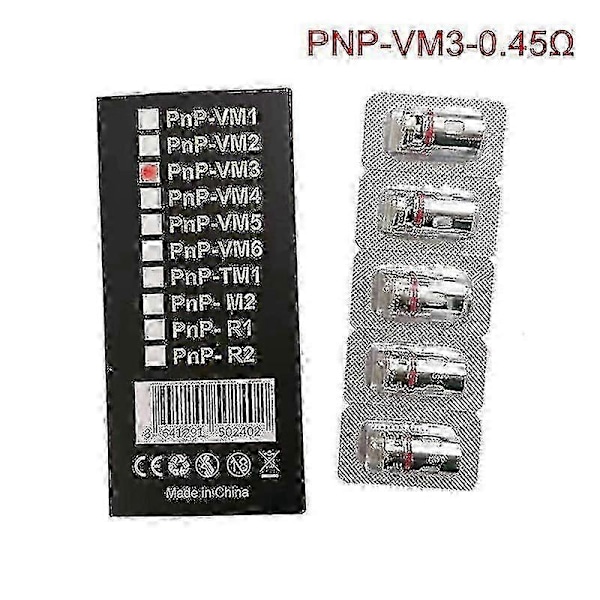 Voopoo Pnp -kelan vaihdot (Vm1/Vm3/Vm5/R1/M2) - 5 kpl/pakkaus [DB] B