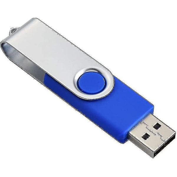 10 stk 16gb Flash Drive Pack, Usb Swivel Thumb Drive Bulk Usb Memory Stick Swivel Jump Drive for datalagring [DB]