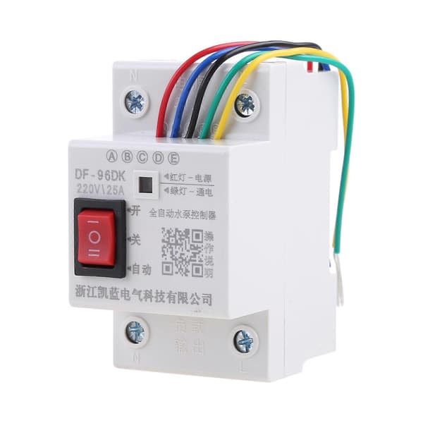 DF-96D Vedenpinnan Säätölaite Automaattinen Vesipumpun Ohjain Helppokäyttöinen db DF-96D with switch controller