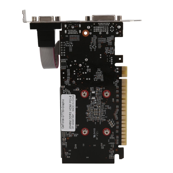 Gt730 Bildkort 64bit Gddr3 Gt 730 D3 Spel Videokort Geforcehdmi Dvi Vga Videokort