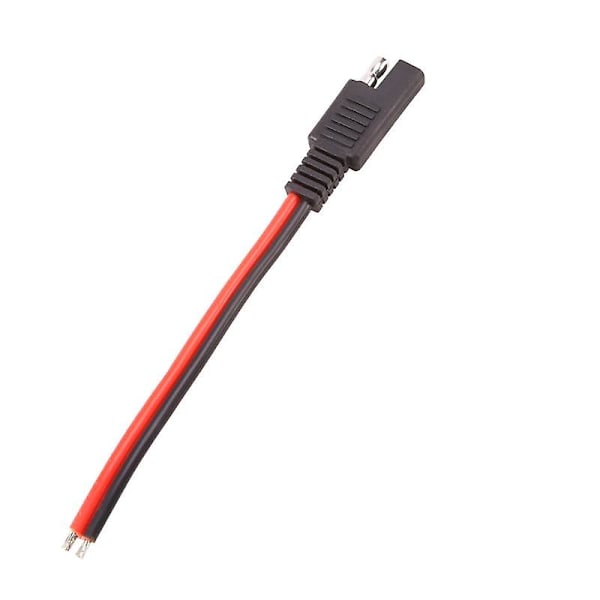 10 stk. 15CM SAE 2-polet Hurtigkobling Afbrydelsesprop 14AWG SAE Forlængerkabel Ledningsnet til Mot [DB] As Shown