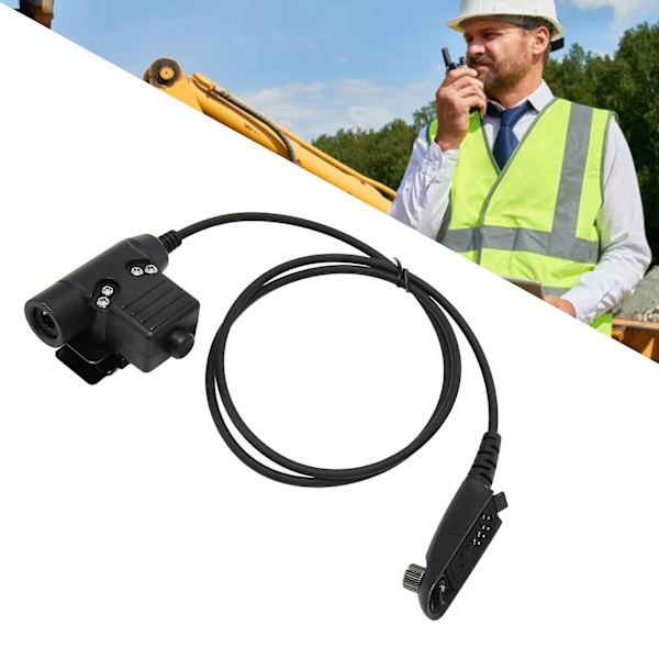 SSRGV Radio Walkie Talkie Adapterkabel Push to Talk U94 PTT-headsetkontakt för Motorola GP140 GP320 GP328 GP338 GP340{ DB}