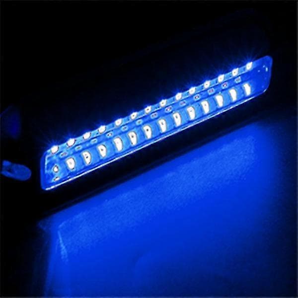 2 stk 42 LED Båtdreneringslys Båt Hekslys Blå Under Vann Ponton Marine Lys [DB]