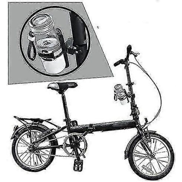 360 graders roterande vattenflaskhållare för cykel, elscooter, halkfri snabb demontering, tillbehör för koppar och drycker [Db]