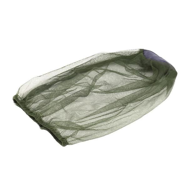 Utomhus fiskekeps Anti Mosquito Insect Hat Bug Mesh Head Net Face Protector DB 1PC Green