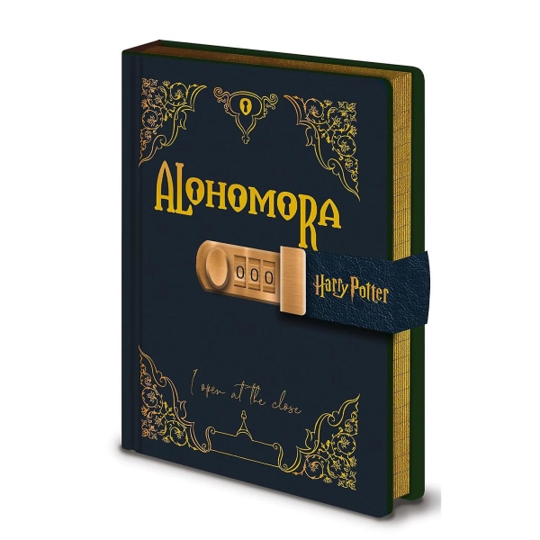 Harry Potter Alohomora A5 Låsbare Dagbog [DB] Black One Size