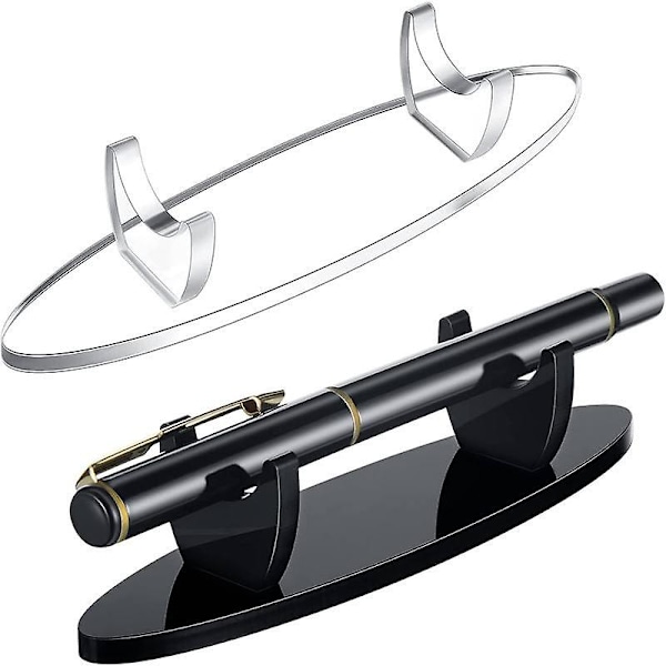 Akryl Penholder Display Stand Blyant Display Holder Fyldepen Kuglepen Display Rack [DB] White
