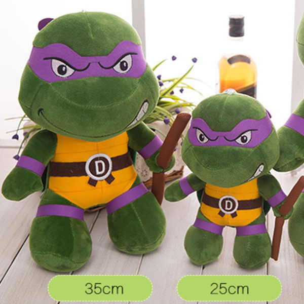 Teenage Mutant Ninja Turtles Plys Tmnt Leonardo Plysj Søde Skildpadde Plysdyr Dukke Til Børn DB Blue 35cm
