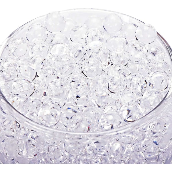Gennemsigtige vandperler, 3000 stykker Vasefyldstof Perler Ædelstene Vandgelperler Dyrkning af krystalperler Bryllupscenterdekoration