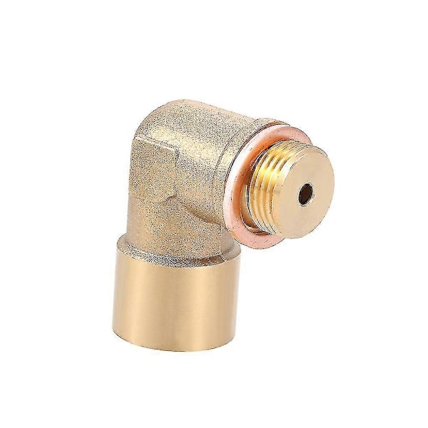 90 Graders Vinklet Lambda O2 Ilt Sensor Forlænger Spacer Til Decat Hydrogen Messing M18x1.5 [db]