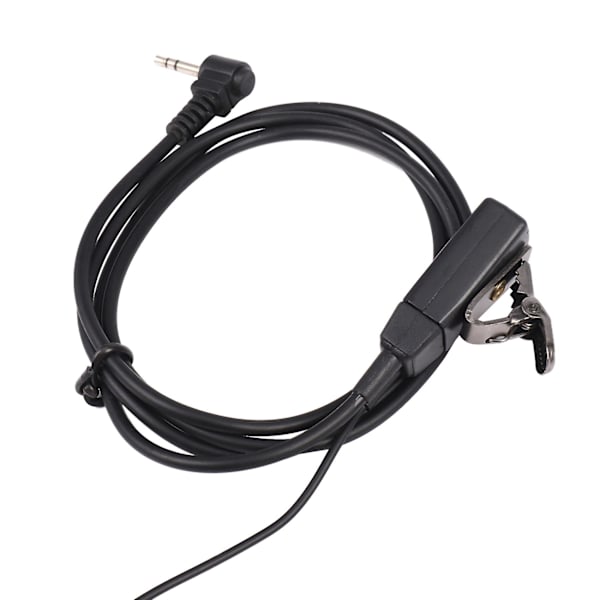 1-stifts D-typ headset hörlurar hörlurar PTT-mikrofon öronpropp för Talkabout bärbar radio Tlkr T3 T4 T60 T80 {db} black