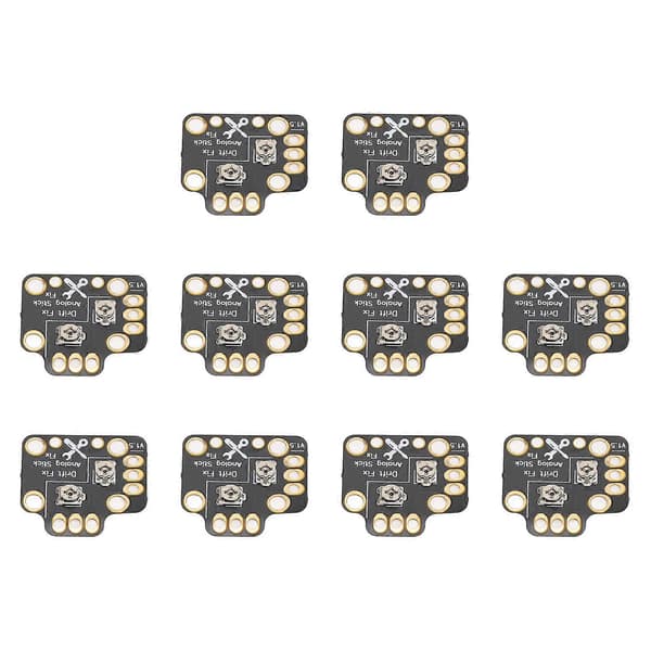 10 stk. Gamepad Joystick Drift Reparationsplade Universal 3D Analog Joystick Drift Fix Mod til Spilkontrollere Sort [DB]