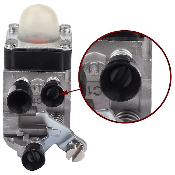 HS45 FS38 Karburator er egnet til C1Q-S97 C1Q-S186 FS46 FS55 KM55 FS45 HL45 FS45C FS46C FS55C FS55R FS55RC lugemaskine Silver