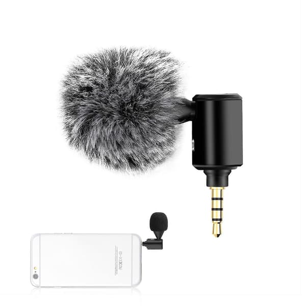 3.5mm Jack Justerbar Mikrofon [DB] Black
