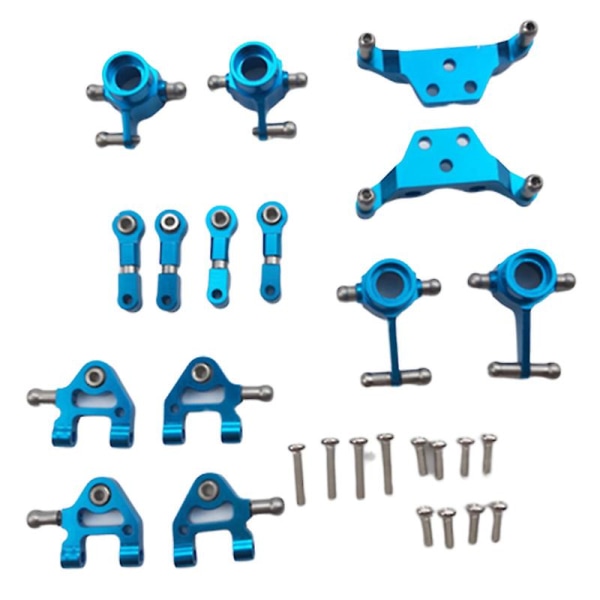 Metal Upgraded Parts Steering Cup Swing Arm Plate Set For P929 P939 K969 K979 K989 K999 1/28 Rc Car [DB]