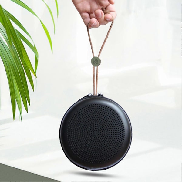 Beskyttelsesetui Anti-ridse Trykbestandig Hårdskal Bluetooth-kompatibel Højttaler Robust Opbevaringspakke Kompatibel B&o Beoplay A1  DB Black