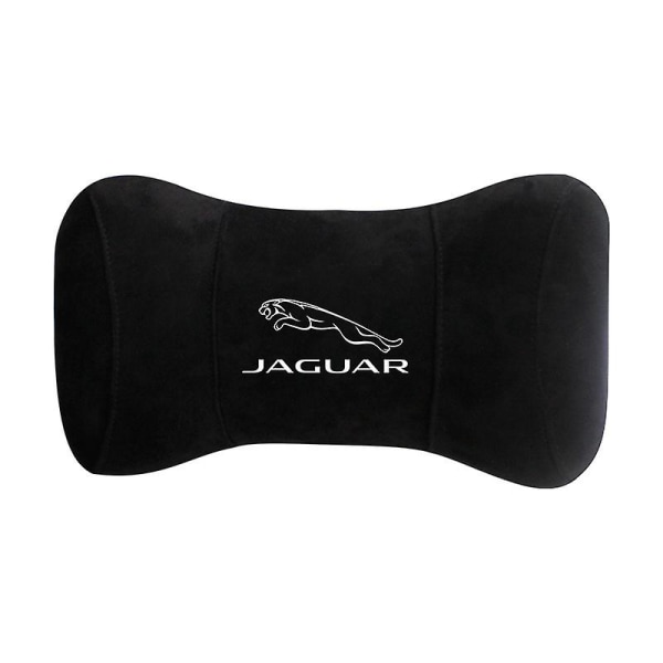 Rl-kompatibel Jaguar bilkudde Hjortskinnskudde Kudde Nackkudde Säte Sömnkudde Bil Memory Foam Nackstöd