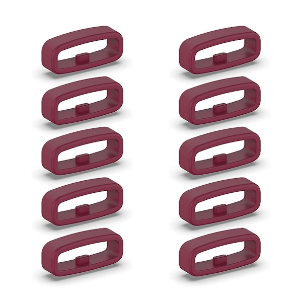 Armbandsbandshållare Silikon Fäst Ringhållare 18mm/20mm/22mm Bältesöglor { DB} Red 22MM