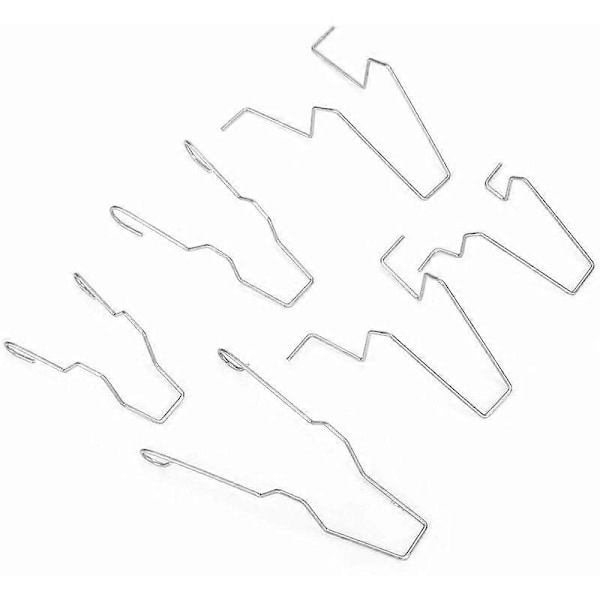 6 STK Fjærklips for Lyspæreholder, Stål Lyspæreholder Dip Fjernlys Lyspæreholder Fjærklips 5ZHSFULLKIT for H1/H3/ [db]