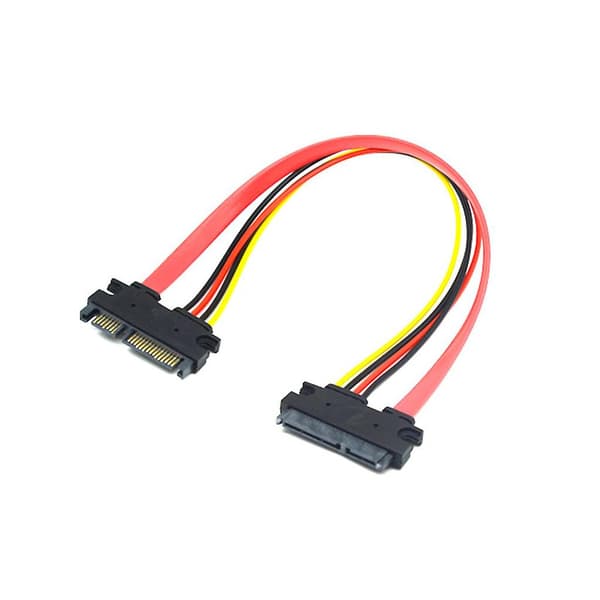 7+15 Pin Sata Han-Til-Hun Forlængerkabel Adapter Til Harddisk Ssd [DB] 30cm