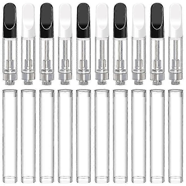 10 st Tomma Förvaringspatroner För 1.0ml Glas Keramik Lätt Att Fylla Tomma Förvaringspatroner [DB]
