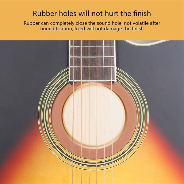 Gitarfukter Akustisk Gitar Lydhull Fukter Gitar Humidor Pakker Fukting Instru [DB]