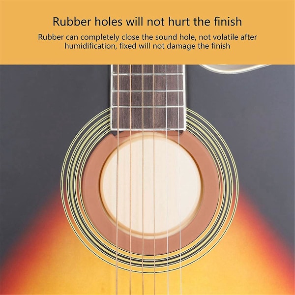 Gitarrfuktare Akustisk Gitarr Ljudhålsfuktare Gitarr Humidor Pack Fuktningsinstruktioner [DB]