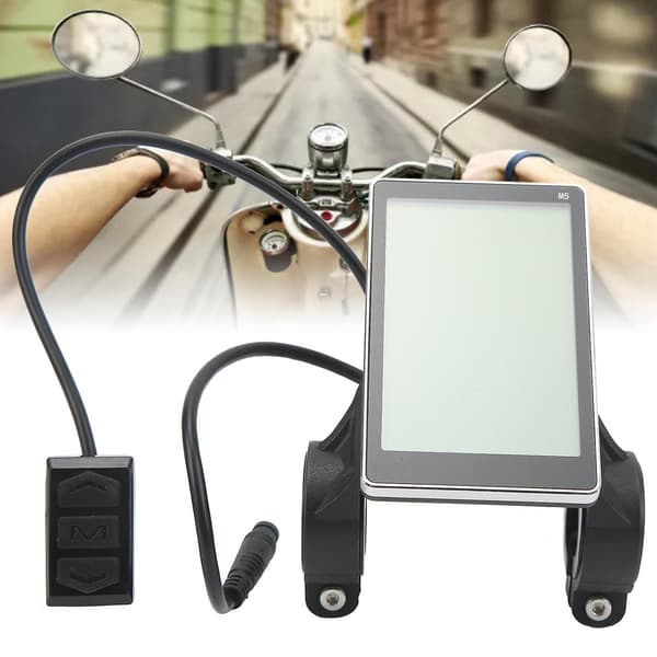 Elektrisk cykel M5 LCD-display Vandtæt stikpanel Elektrisk scooter Displaypanel Skærm [DB]