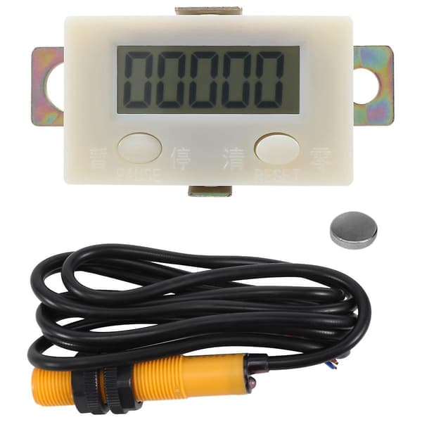 0-99999 Lcd Digital Display Elektronisk Teller Punch Magnetisk Induksjon Nærhetssensor Reciprocat