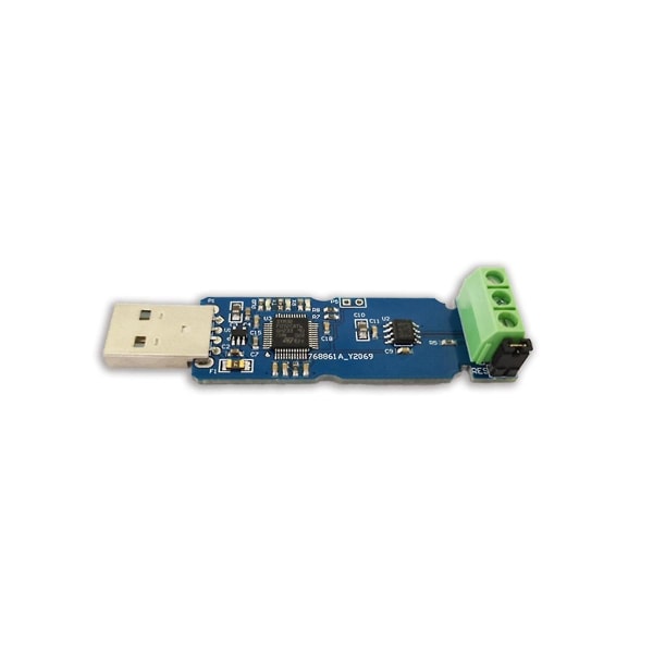 Canable USB til konvertermodul CAN CANbus debuggeranalysatoradapter stearinlys Tja1051t/3 Nonisol [DB] BlueTransparent