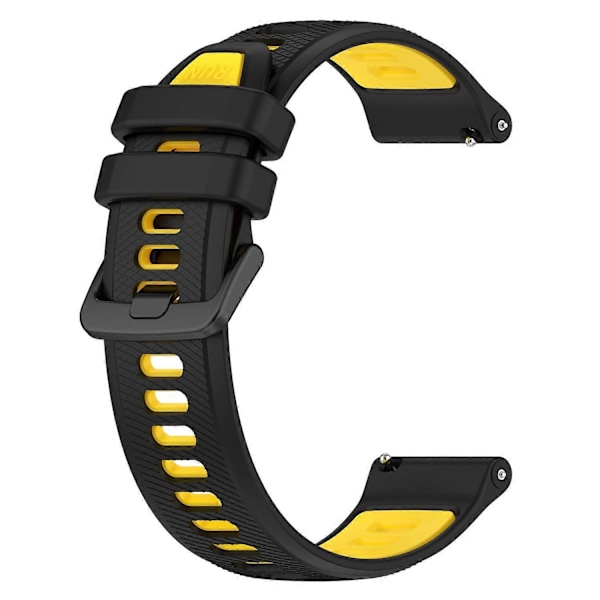 Til Garmin Forerunner 965/255/Vivoactive 4/Venu 2 Silikone Urrem 22mm Dual Farve Urrem [db] Multicolor Style F