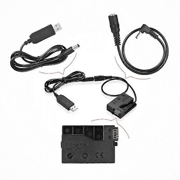 Dr-e8 Dummy Batteri Kompatibel med Canon EOS 550D 600D 650D 700D DSLR Kameraer 6417242417031 DB