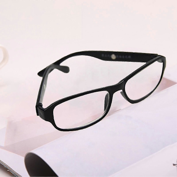 Lesebriller +4.5 +5.0 +5.5 +6.0 Grader Optiske Linser Briller Tw [DB] Black 5