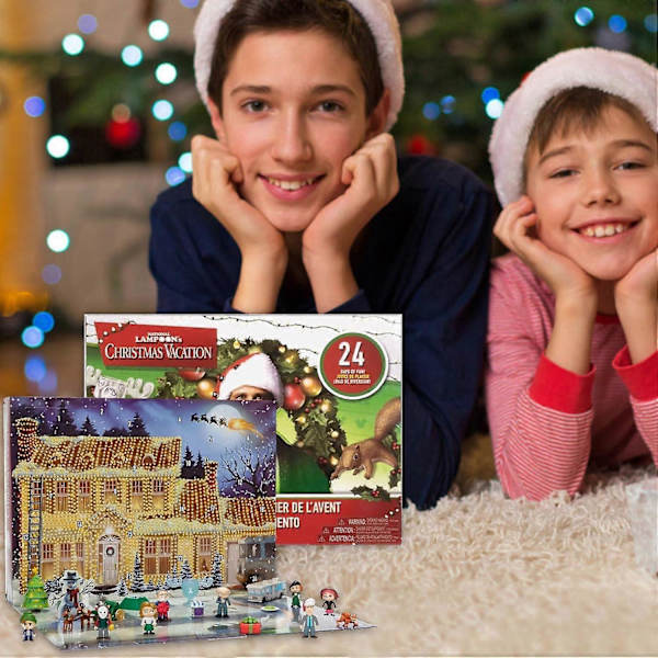National Lampoon's juleferie adventskalender 2024, juleferie julekalender 2024, juleferie Griswold figur DB