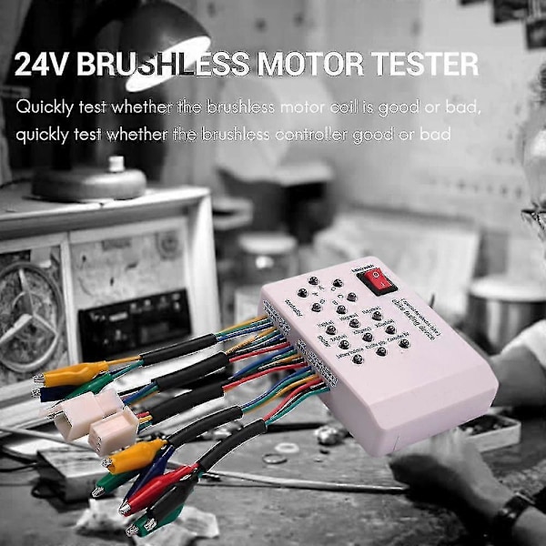 24v/36v/48v/60v/72v Sähköauton Sähköpyörän Skootterin Harjattoman Moottorin Ohjaimen Testauslaite [db]