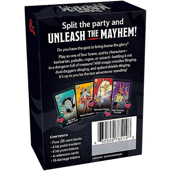Dungeones Mayhem Dungeonsing Dragons Kortspel 120 Kort Leksak Underhållning Fest Familj Vänner Strid För Baldurs Gate Brädspel DB basic and expansion