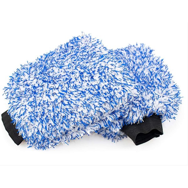 2024 4-pak Mikrofiber Vaskehandsker Rengøringshandsker Professionelle Svampe Vaskehandsker db