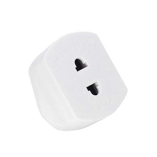 Parranleikkurin pistokkeen sovitin, sähköhammasharjan sovitin, epilaattorin sovitin, kylpyhuone, UK 2-napainen 3-napaiseen 10Pcs