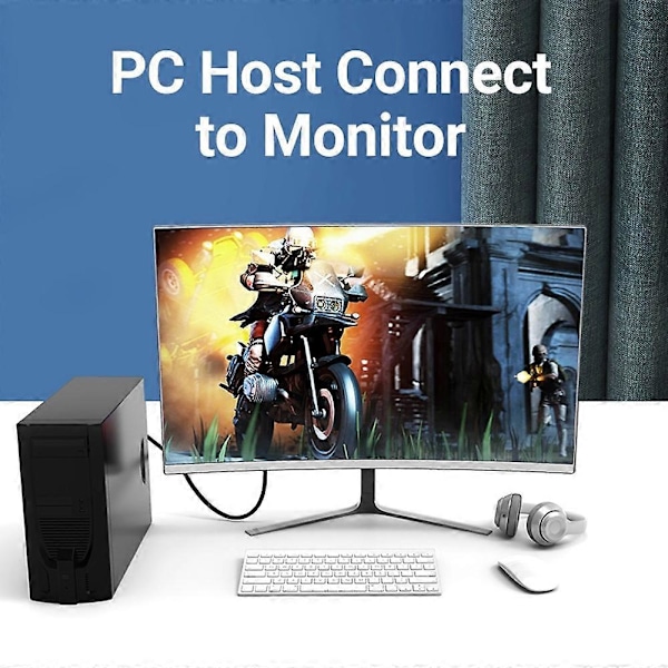 DB VENTION EABBG 1,5 m 24+1 DVI - VGA -johto 1080P 60 Hz Uros-Uros Kullattu Adapterikaapeli