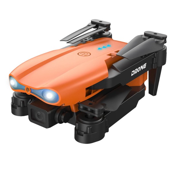 Drone med dubbla 1080p HD Fpv-kamera Fjärrkontroll Leksaker Presenter för pojkar Flickor med höjdhållning huvudlöst läge Starthastighetsjustering [DB] Orange