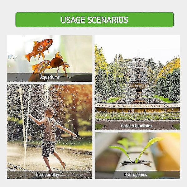 Erittäin hiljainen upotettava pumppu suihkulähdepumpulla - 1,5 m johto mukana [db]