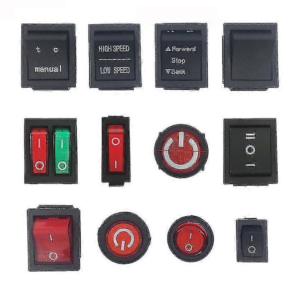Sähköautot lapsille sähköauto kytkin leluauto sähkömoottoripyörän kytkin kauko-ohjattava auton kytkin moottoripyörän tarvikkeet [DB] Button Power switch
