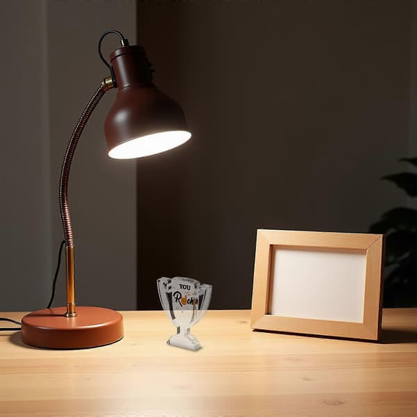 Anställdas erkännande troféer minitrofépriser dekoration motivation rektangulär form 6 st